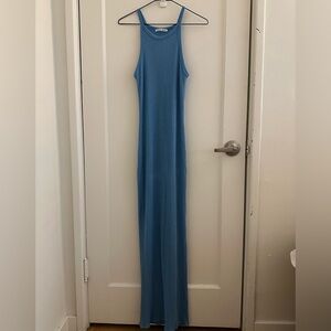 Reformation Sky Blue Sleeveless Maxi Dress